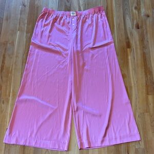Big Feelings with Alice + Olivia Silk Pink Women's Pajama Bottoms